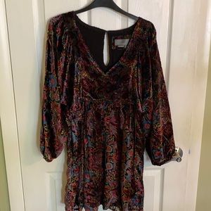 Velvet Anthropologie dress